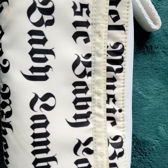 L.A.M.B. White and Black Wallet - Picture 3 of 8